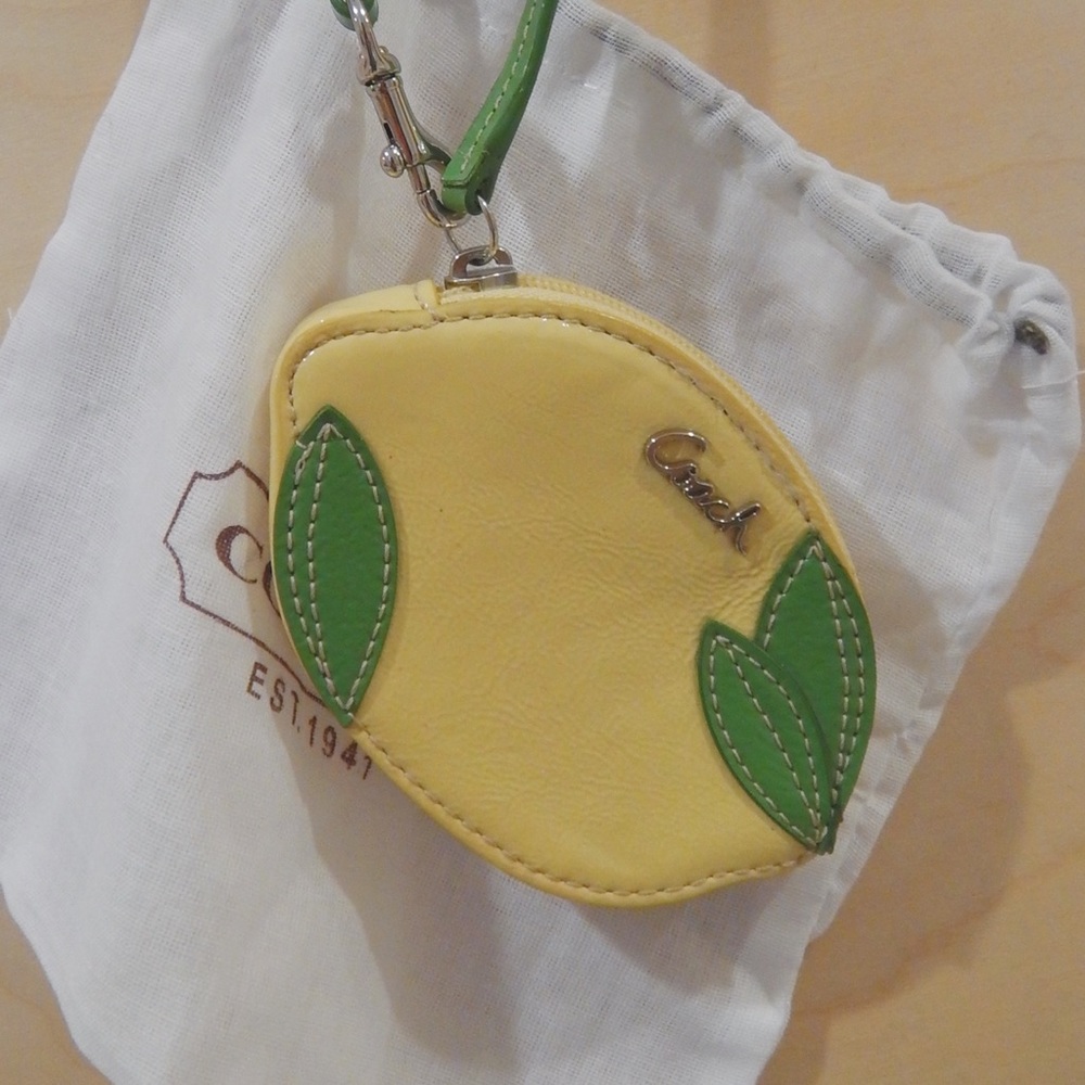 Coach Lemon Coin Purse